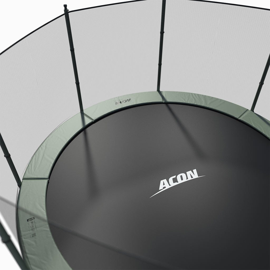 ACON Air 3,7m pyöreä trampoliini standard turvaverkolla ja tikkailla - Image 5